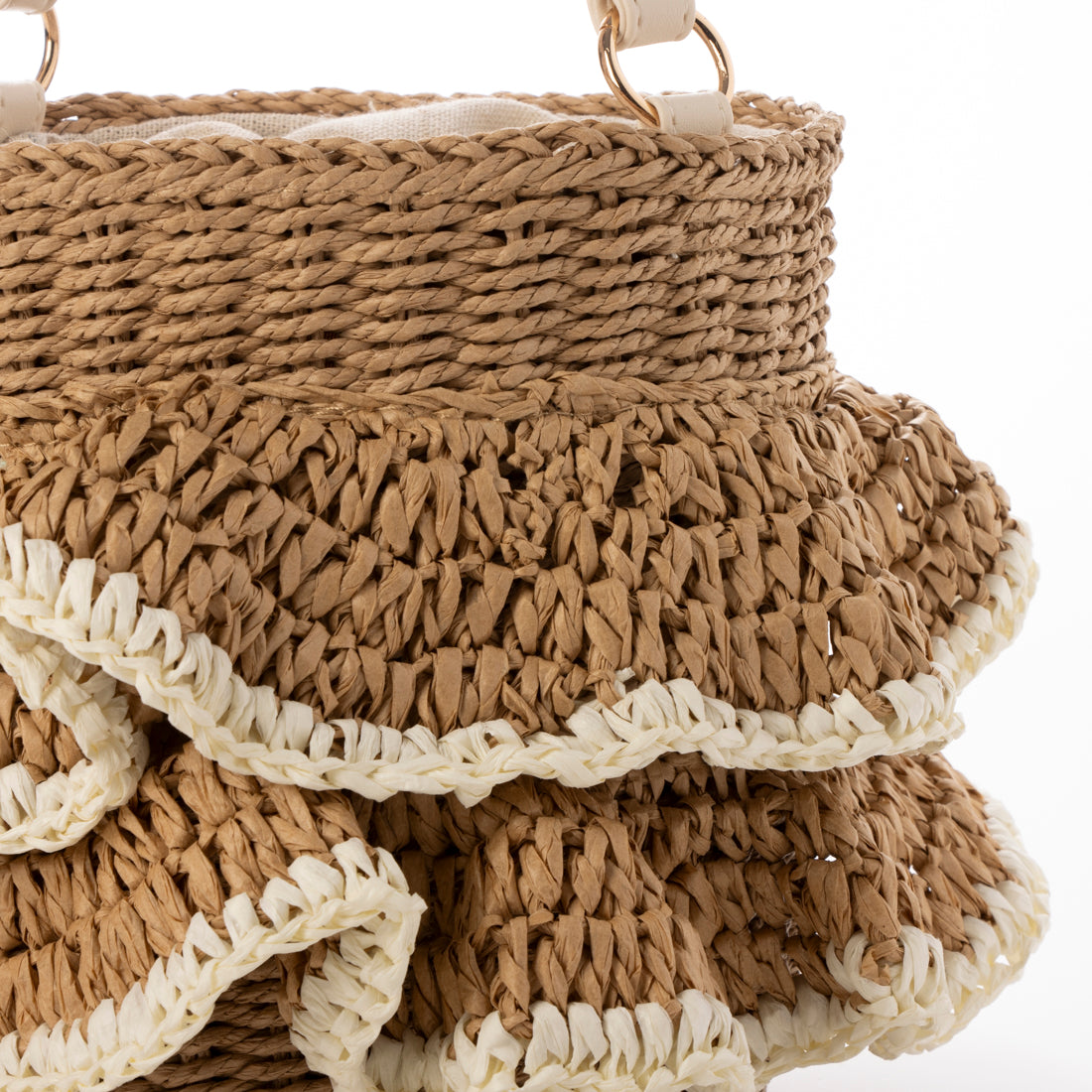MIAN Frill 2WAY Basket Bag