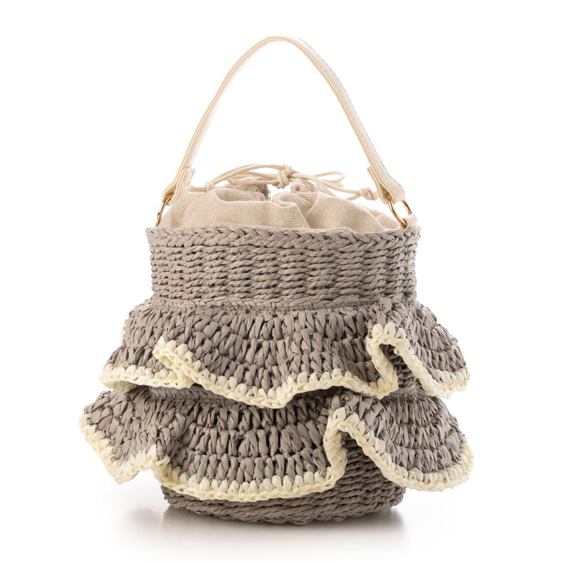 MIAN Frill 2WAY Basket Bag