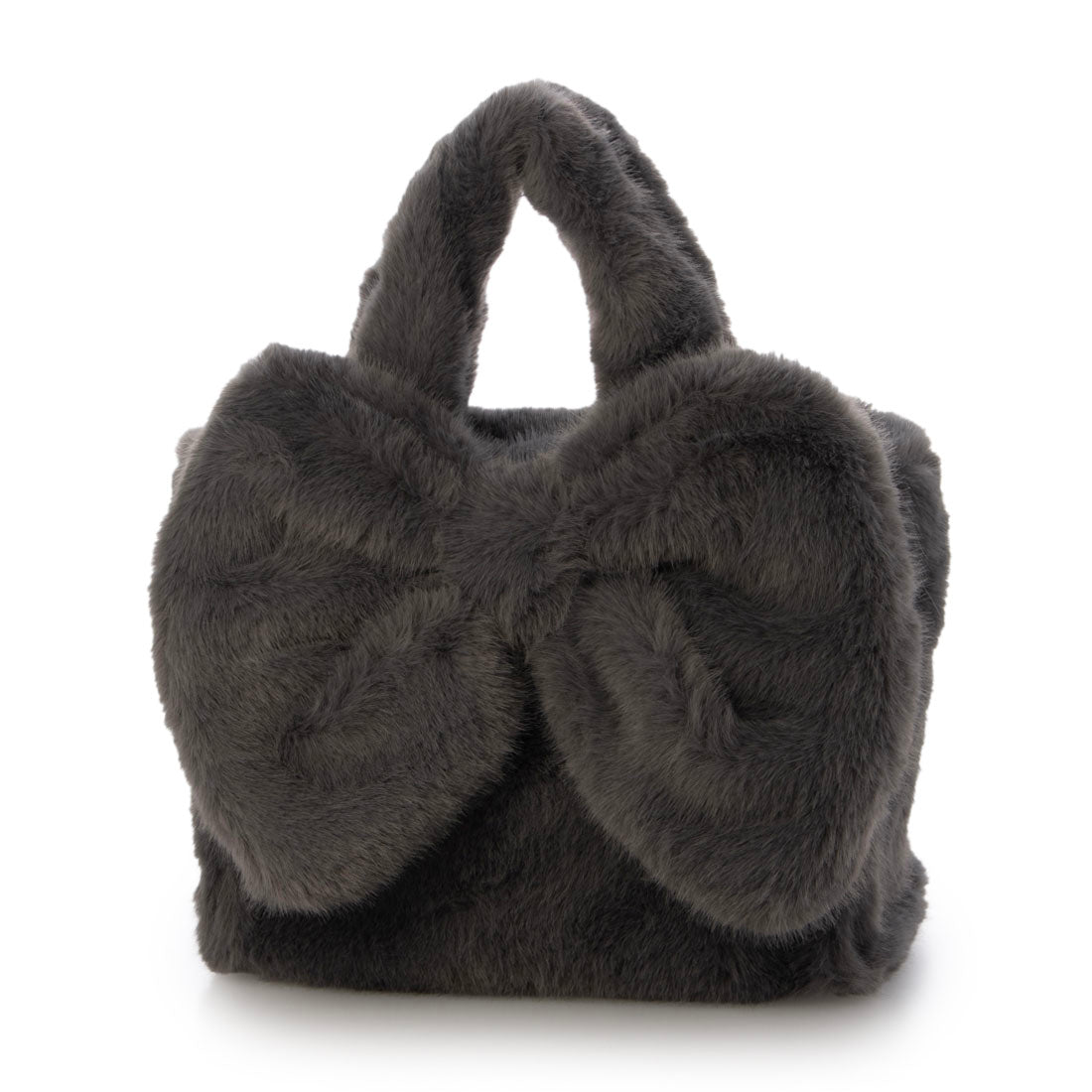 ミアン MIAN リボントートバッグ （チャコール） チャコール