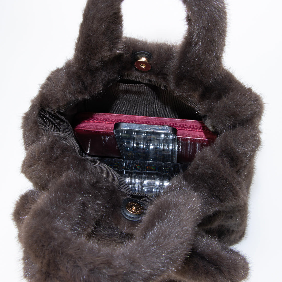 ミアン MIAN リボントートバッグ （チャコール） チャコール