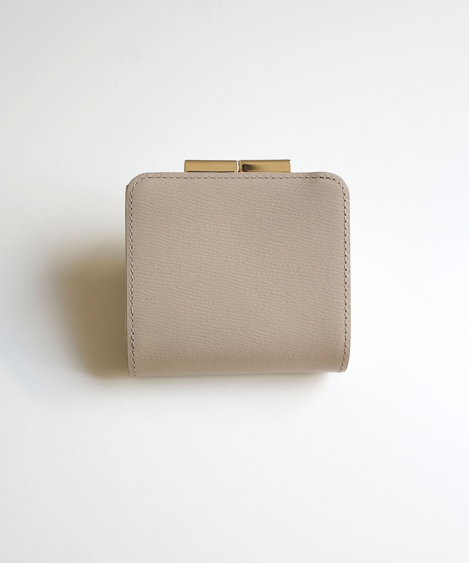 ミアン MIAN 【本革/コンパクト/がまぐち】KERRIA / 国産牛革 がま口二つ折り財布 （グレー） グレー