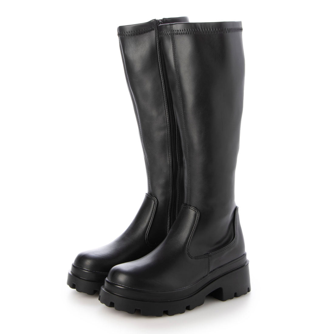 Mystic Glow Thick-soled tank sole long boots