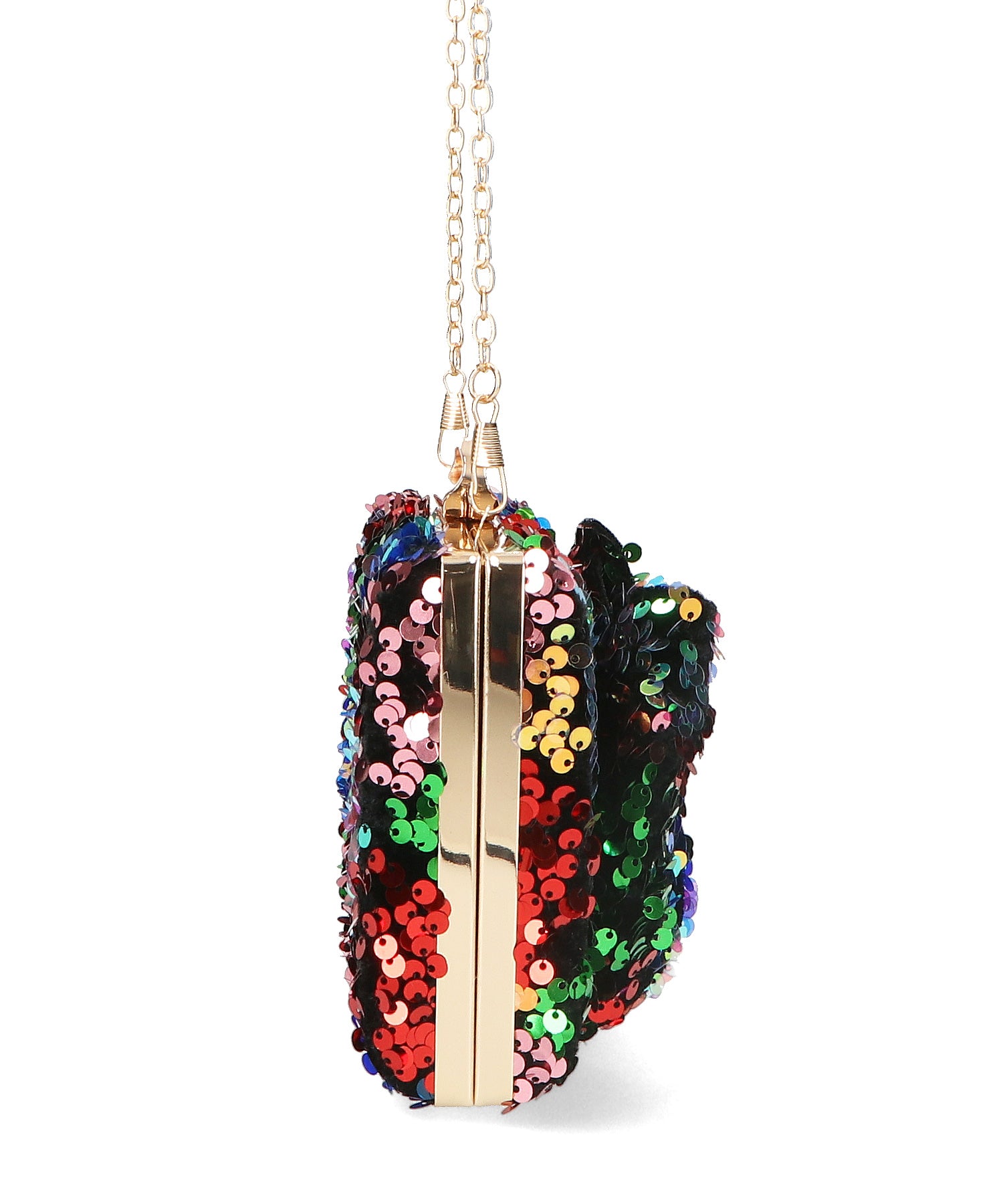 Misch Masch Sequin Ribbon Clutch Bag/MOB005