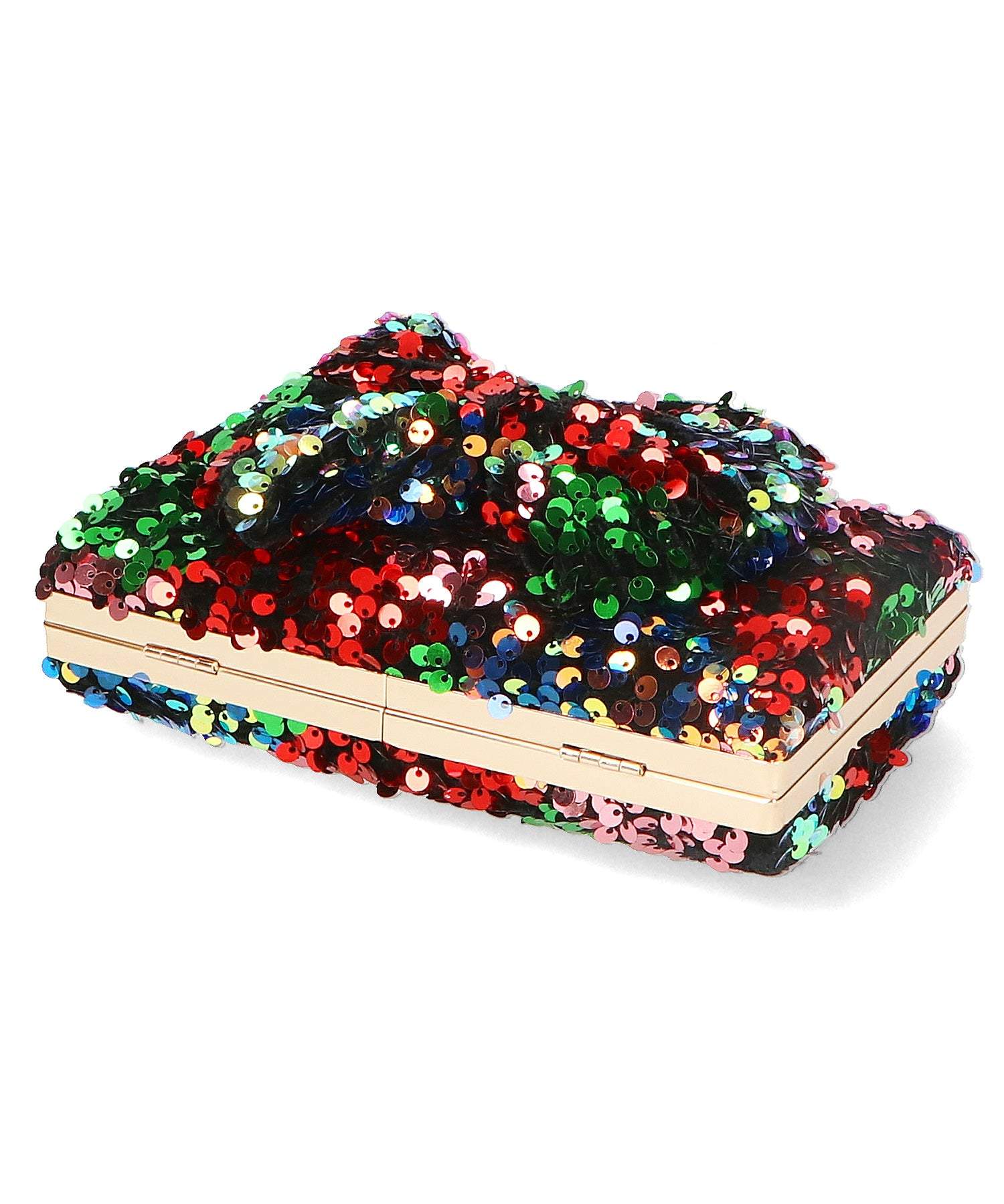 Misch Masch Sequin Ribbon Clutch Bag/MOB005