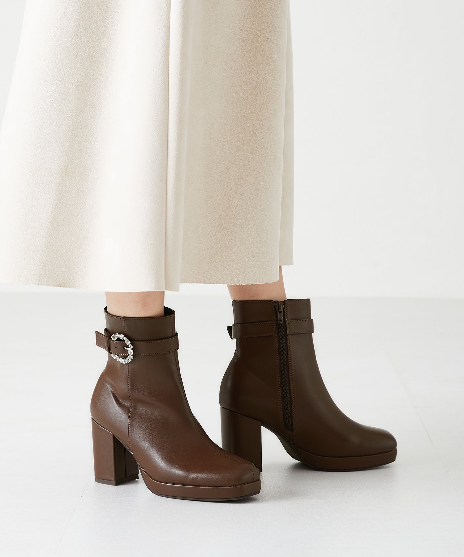 ミッシュマッシュ MISCH MASCH 珠寶帶平台靴/MO33405