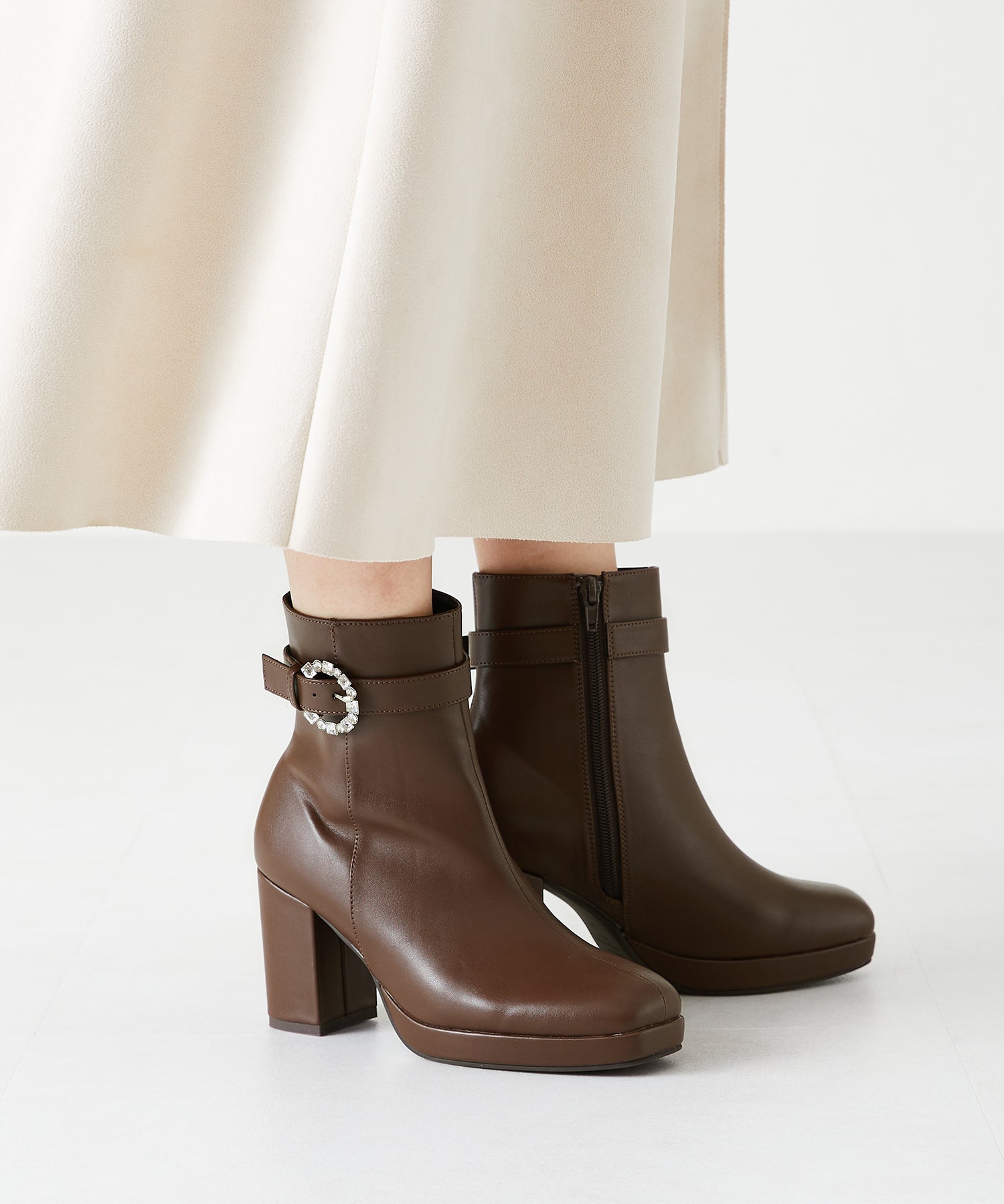 ミッシュマッシュ MISCH MASCH 珠寶帶平台靴/MO33405