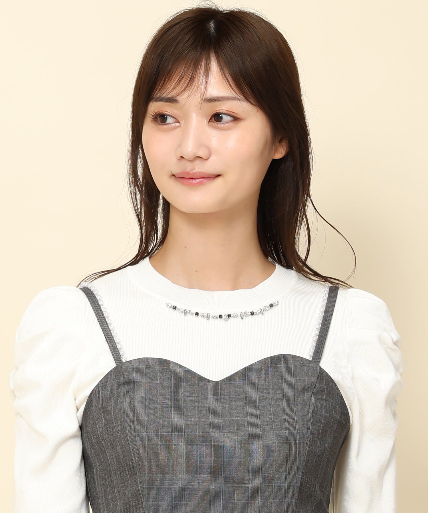 ミッシュマッシュ MISCH MASCH ショルダーチェーンキャミワンピース/MM337418 （GRAY） GRAY