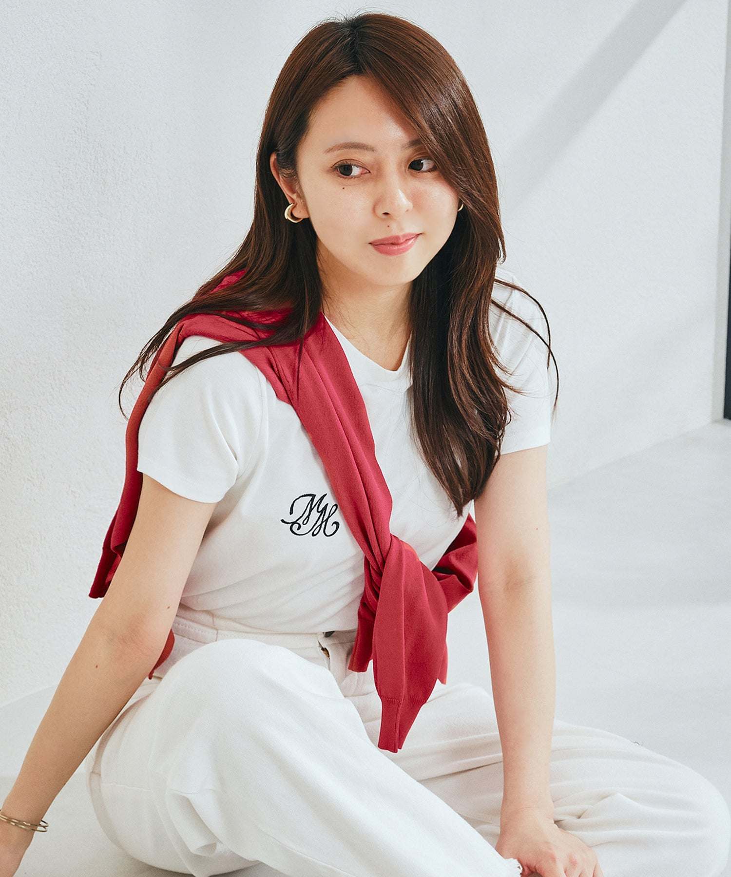 ミッシュマッシュ MISCH MASCH カーディガンランキング1位！【接触冷感】【UV機能】【2024春夏新作】ベーシックビジュー釦カーディガン/MM428406 （GREEN） GREEN