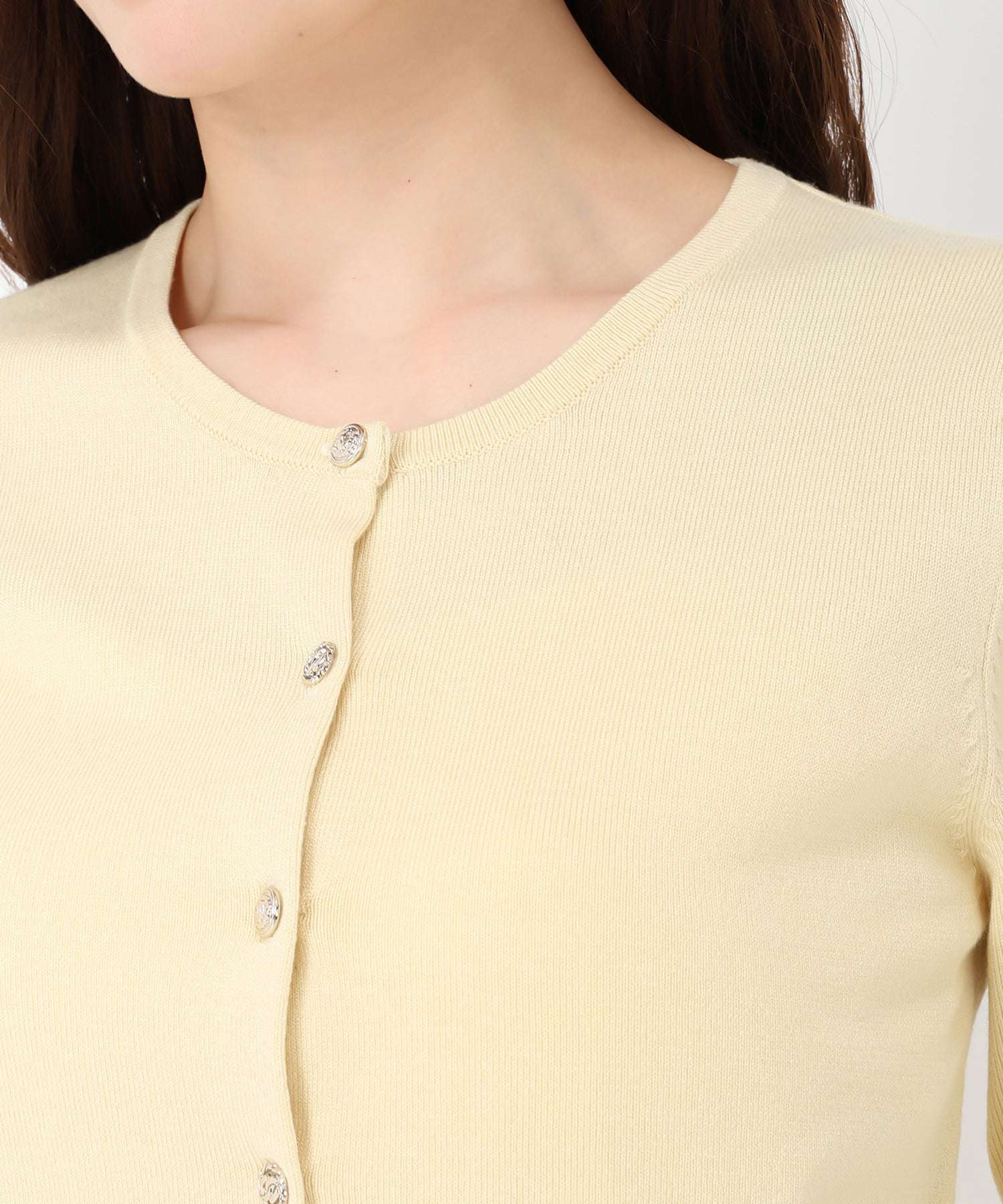 ミッシュマッシュ MISCH MASCH 2025春夏新作ベーシック金釦カーディガン/MM518406