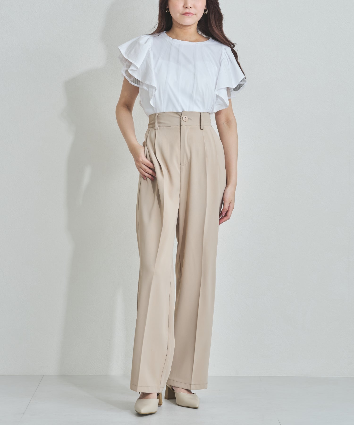 WEB限定】ミッシュマッシュ MISCH MASCH 2025春夏新作 2タックワイド