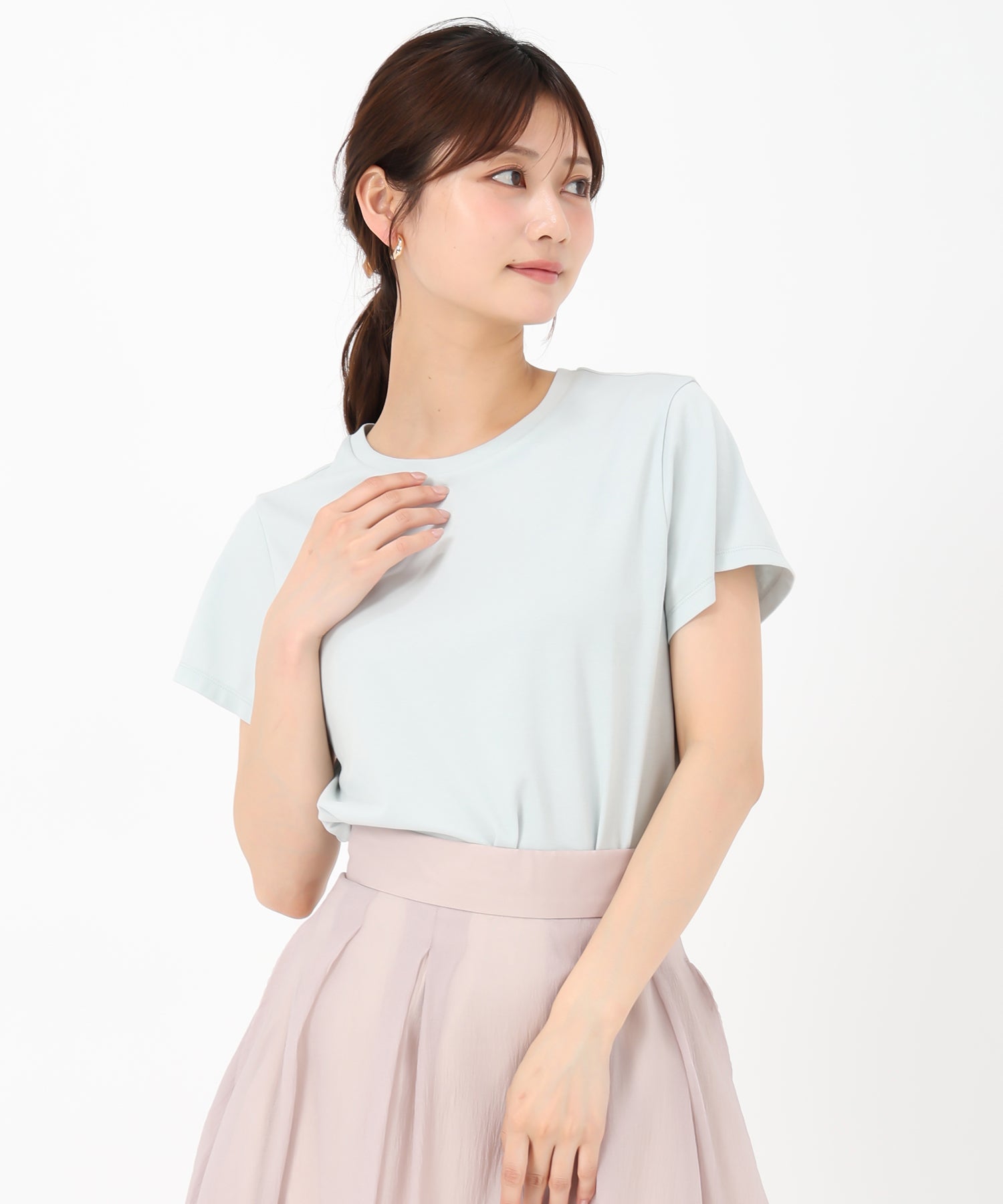 ミッシュマッシュ MISCH MASCH 2025春夏新作 バックフォトTシャツ （GREEN） GREEN