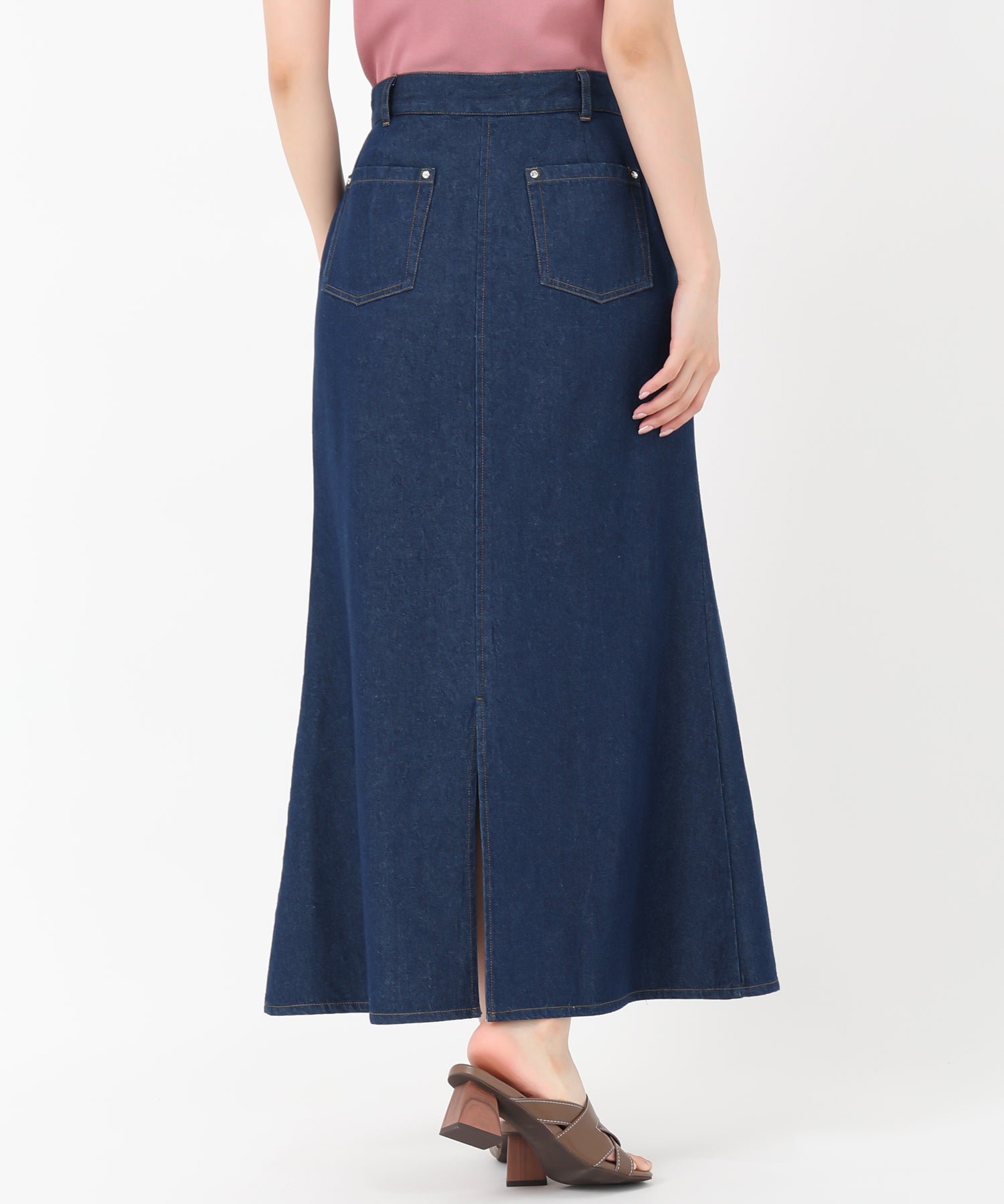 ミッシュマッシュ MISCH MASCH 2025春夏新作 デニムロングマーメイドスカート （NAVY） NAVY