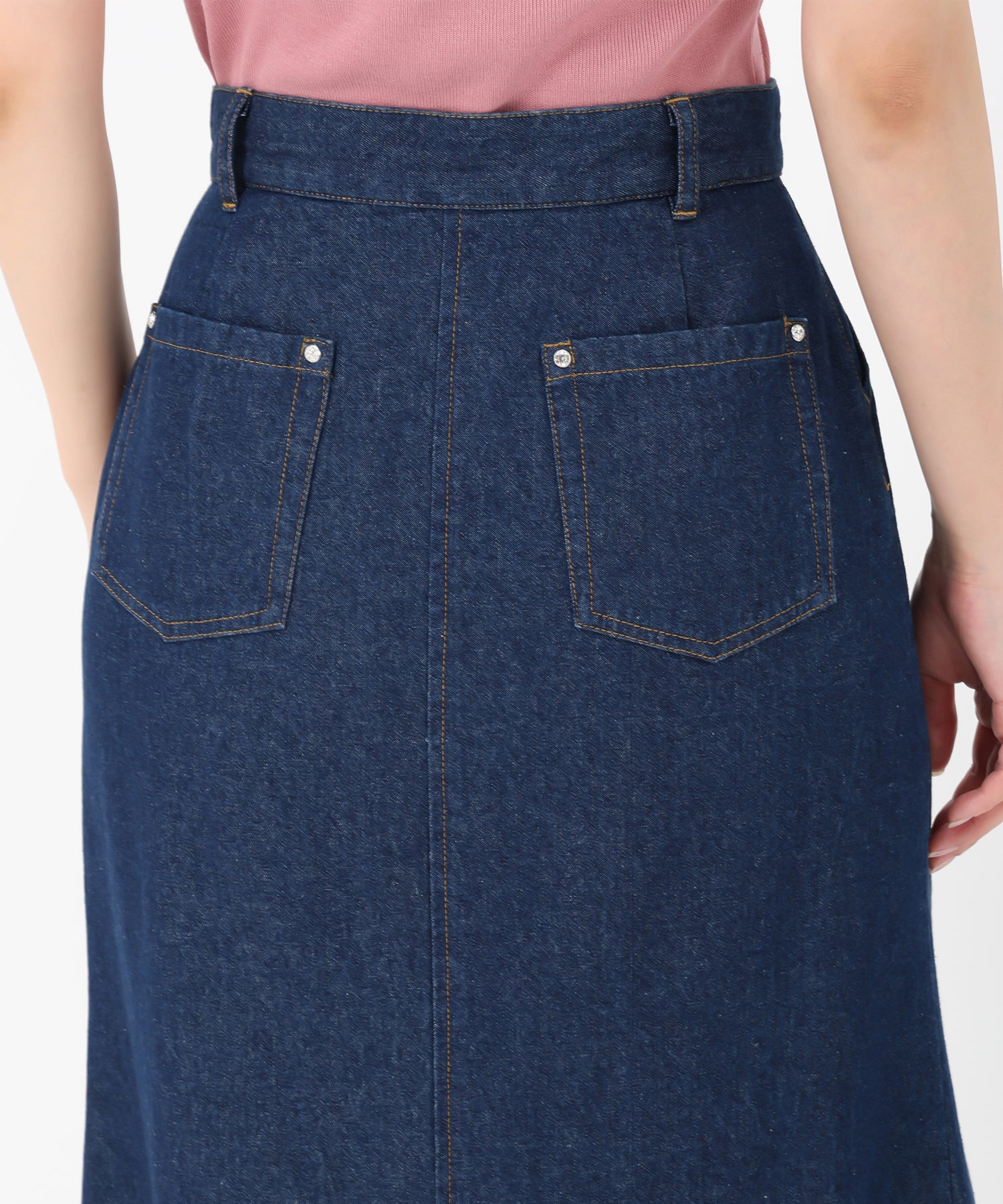 ミッシュマッシュ MISCH MASCH 2025春夏新作 デニムロングマーメイドスカート （NAVY） NAVY
