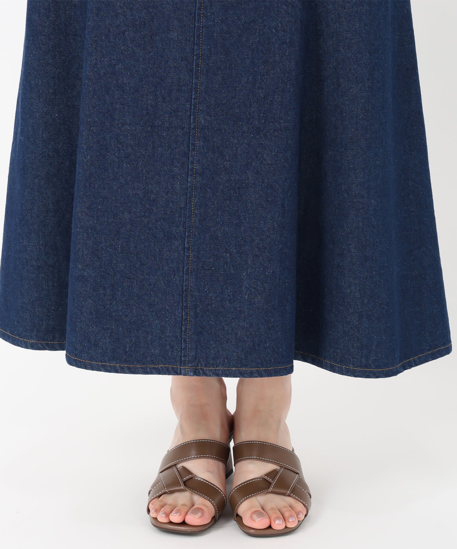 ミッシュマッシュ MISCH MASCH 2025春夏新作 デニムロングマーメイドスカート （NAVY） NAVY