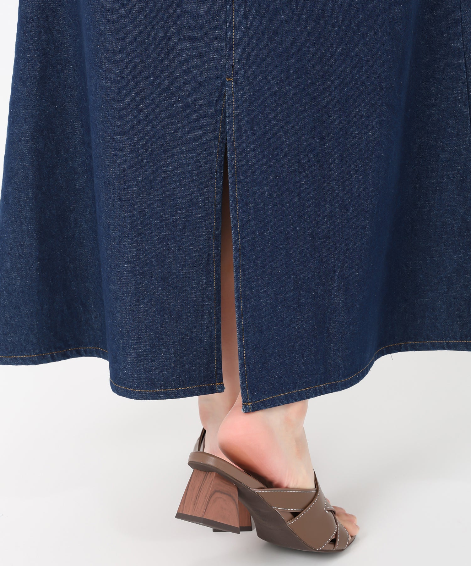 ミッシュマッシュ MISCH MASCH 2025春夏新作 デニムロングマーメイドスカート （NAVY） NAVY