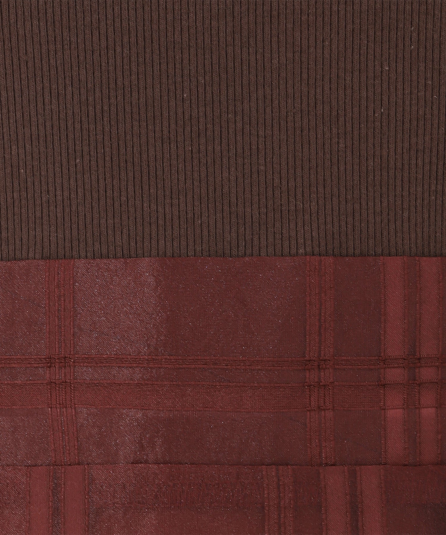 ミッシュマッシュ MISCH MASCH 2025秋冬新作 シアーチェックドッキングワンピース （RED） RED