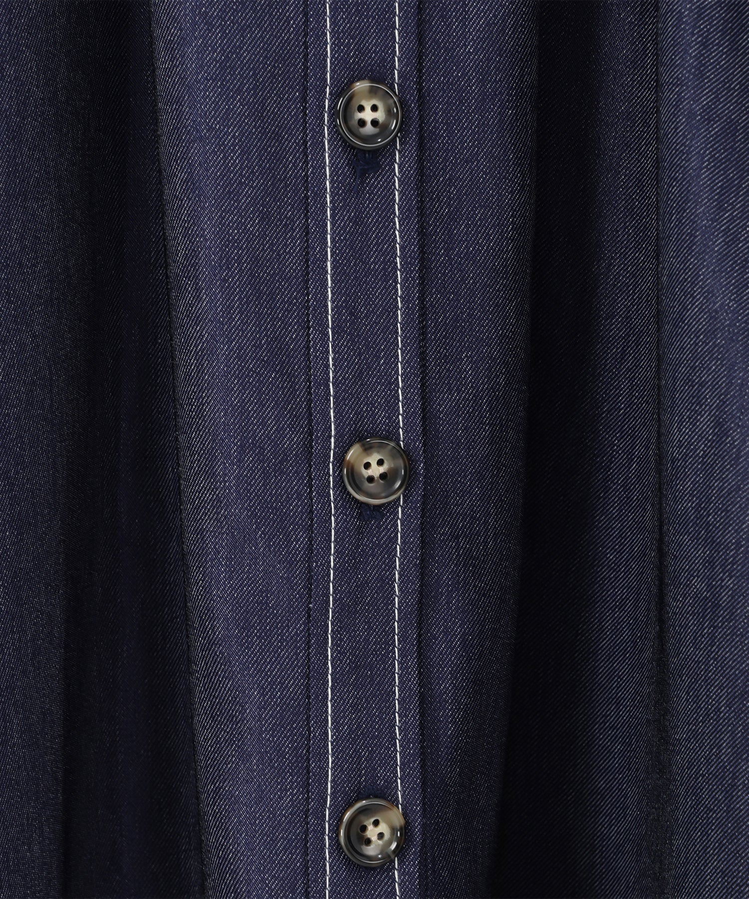 ミッシュマッシュ MISCH MASCH 2025秋冬新作 ポリデニムスクエアネックワンピース （NAVY） NAVY