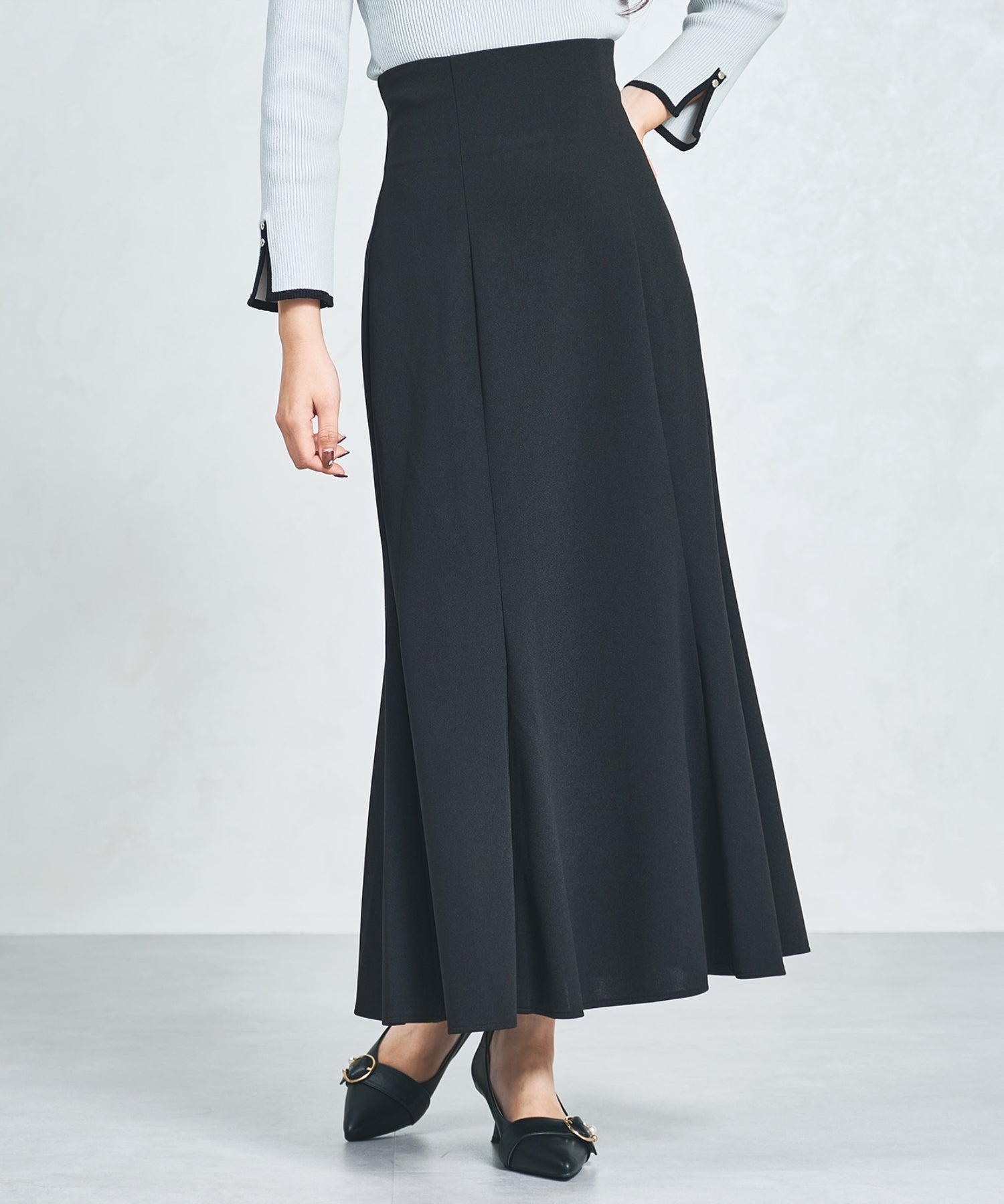 ミッシュマッシュ MISCH MASCH WEB限定 ハイウエストマーメイドスカート MM557201 （BLACK） BLACK