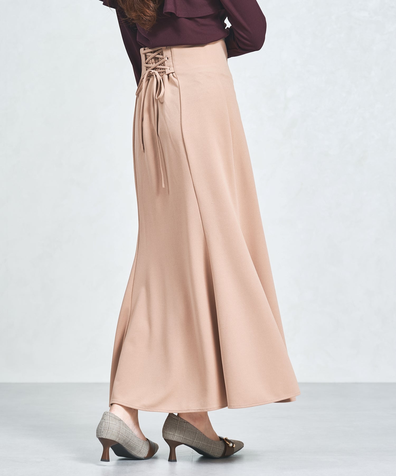 ミッシュマッシュ MISCH MASCH WEB限定 ハイウエストマーメイドスカート MM557201 （MOCHA） MOCHA