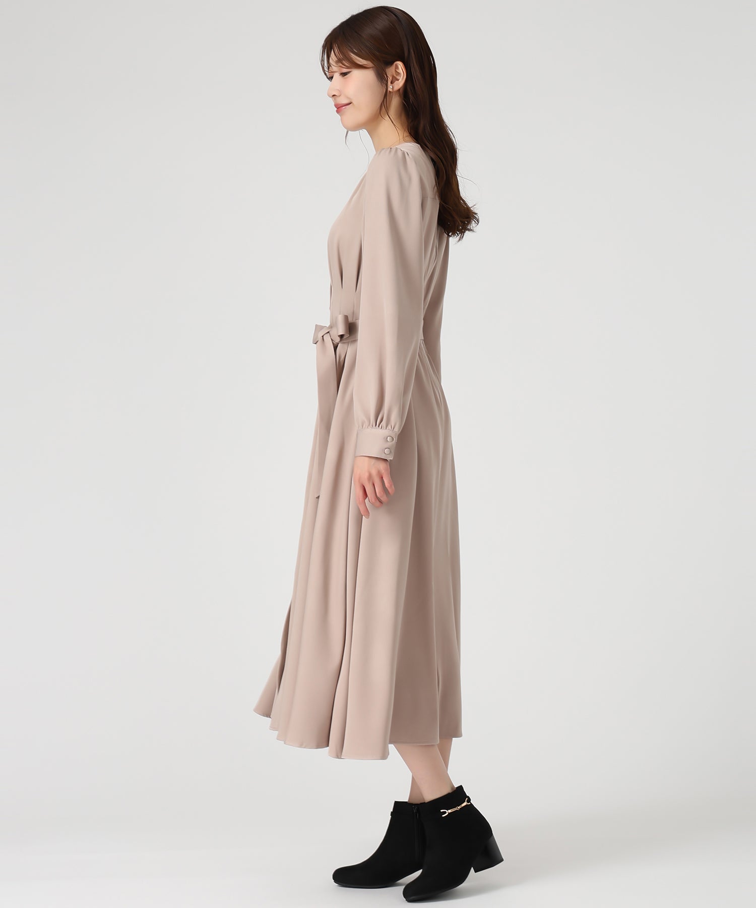ミッシュマッシュ MISCH MASCH WEB限定 シャツワンピース MM557409 （BEIGE） BEIGE