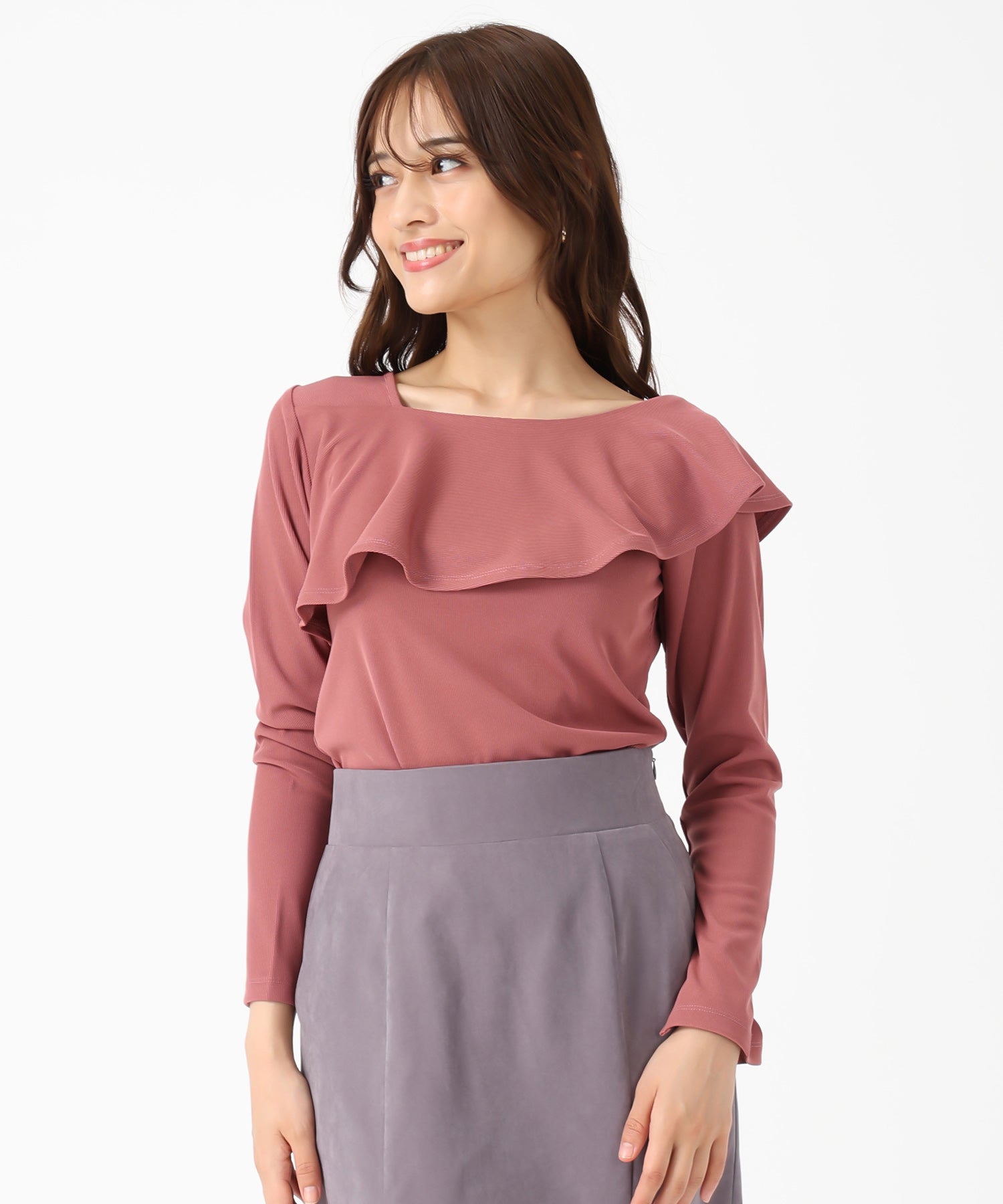 ミッシュマッシュ MISCH MASCH WEB限定 フリルカットソー MM558201 （PINK） PINK