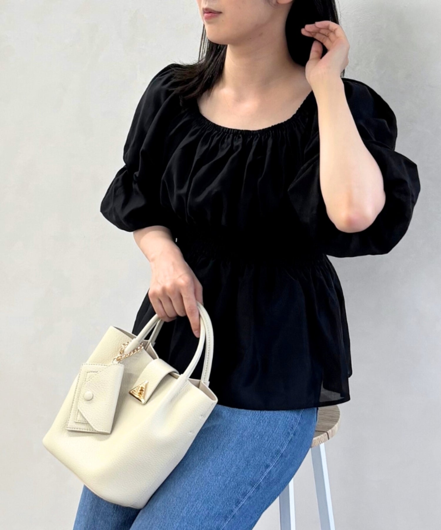 ミッシュマッシュ MISCH MASCH WEB限定 2wayオフショルブラウス MM558110 （BLACK） BLACK