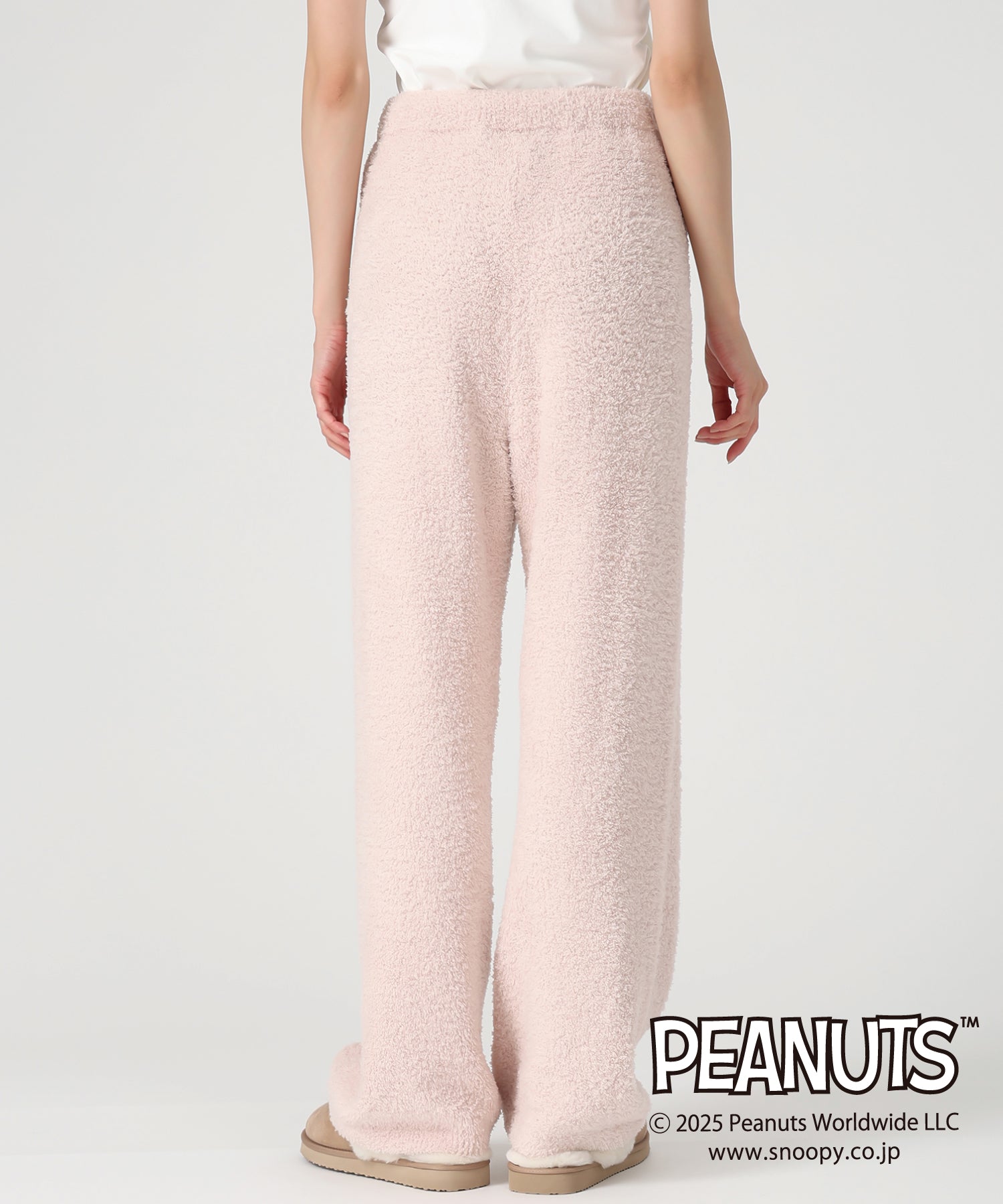 ミッシュマッシュ MISCH MASCH 2025秋冬新作 PEANUTSデザインルームウェアパンツ MM548903 （PINK） PINK