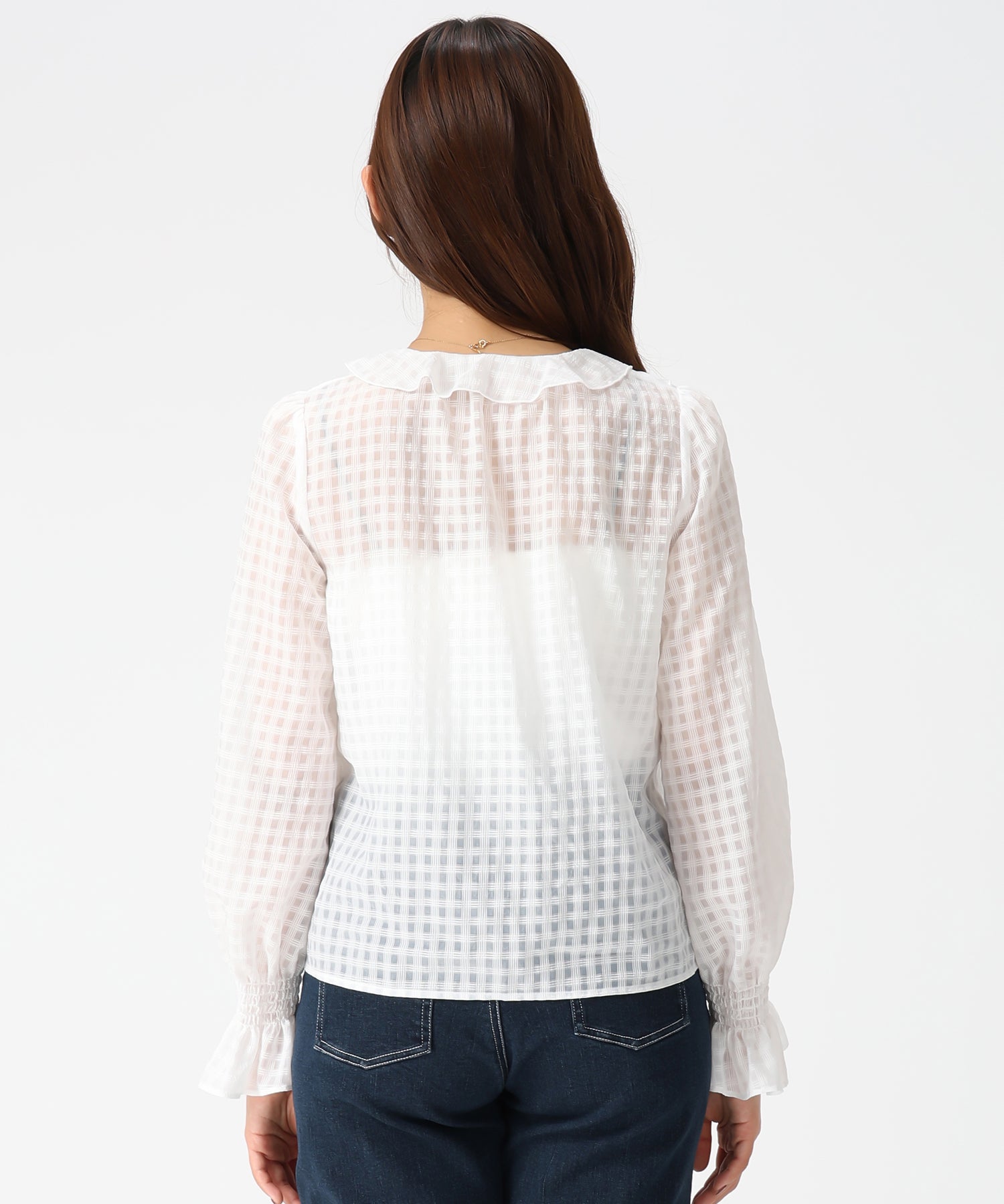 ミッシュマッシュ MISCH MASCH 2026春夏新作 フリルレイヤードブラウス MM618109 （WHITE） WHITE