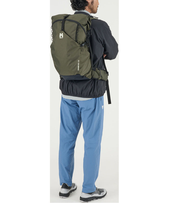 ミレー MILLET ミレー MILLET アウトドア クンブ マウンテン クルーズ 22 バックパック リュックサック 登山 ハイキング トレッキング デイハイク （N4581 JETBLACK） N4581 JETBLACK