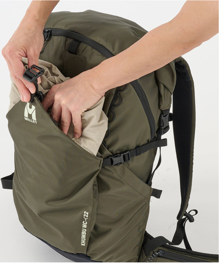 ミレー MILLET ミレー MILLET アウトドア クンブ マウンテン クルーズ 22 バックパック リュックサック 登山 ハイキング トレッキング デイハイク （N4581 JETBLACK） N4581 JETBLACK