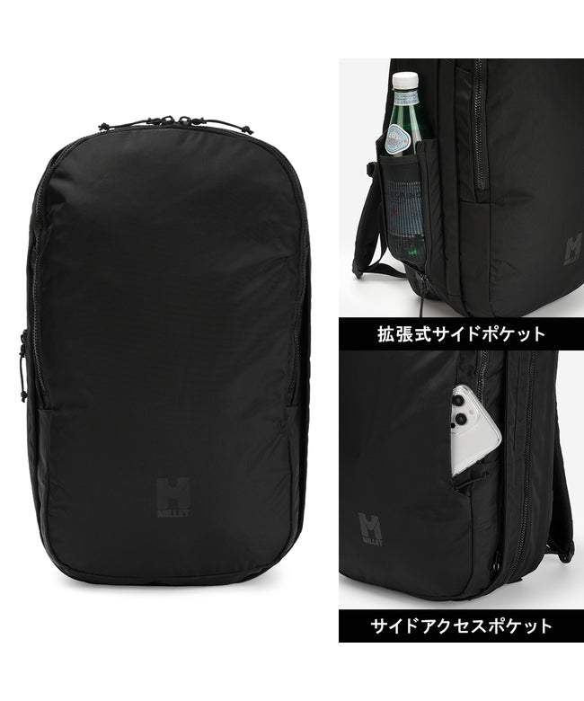 ミレー MILLET ミレー ビジネスリュック 20L/28L 拡張 MILLET EXP NX MIS01310 （BLACK-NOIR） BLACK-NOIR