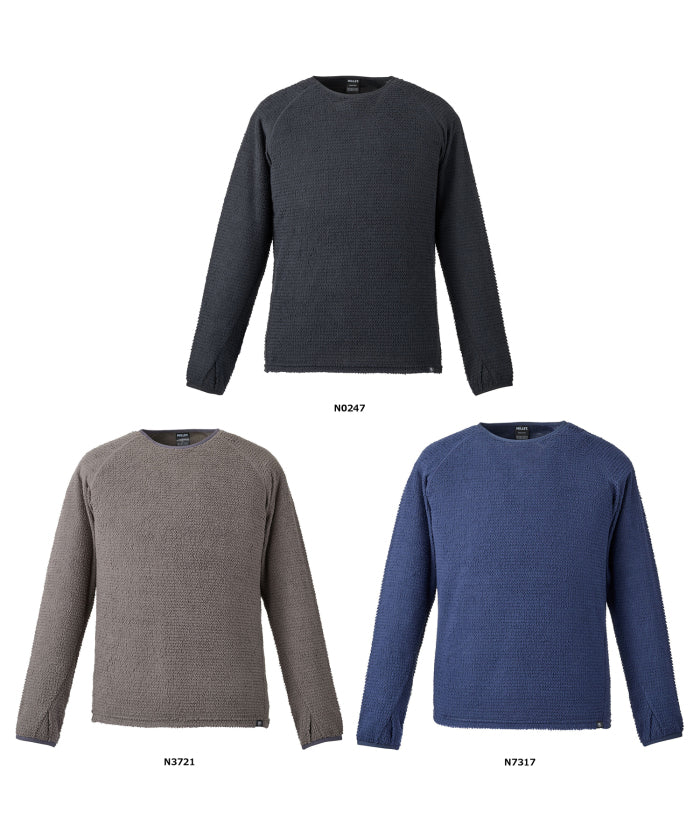 ミレー MILLET MILLET ミレー アウトドア THROUGH WARM CREW M MIV02059