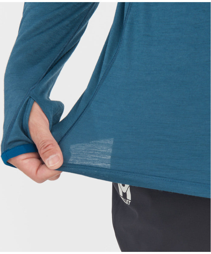 ミレー MILLET ミレー MILLET アウトドア UBIC WOOL ZIP LS M MIV03183 （N8612 INDIAN） N8612 INDIAN