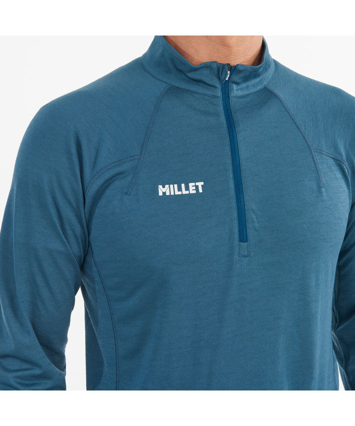 ミレー MILLET ミレー MILLET アウトドア UBIC WOOL ZIP LS M MIV03183 （N8612 INDIAN） N8612 INDIAN