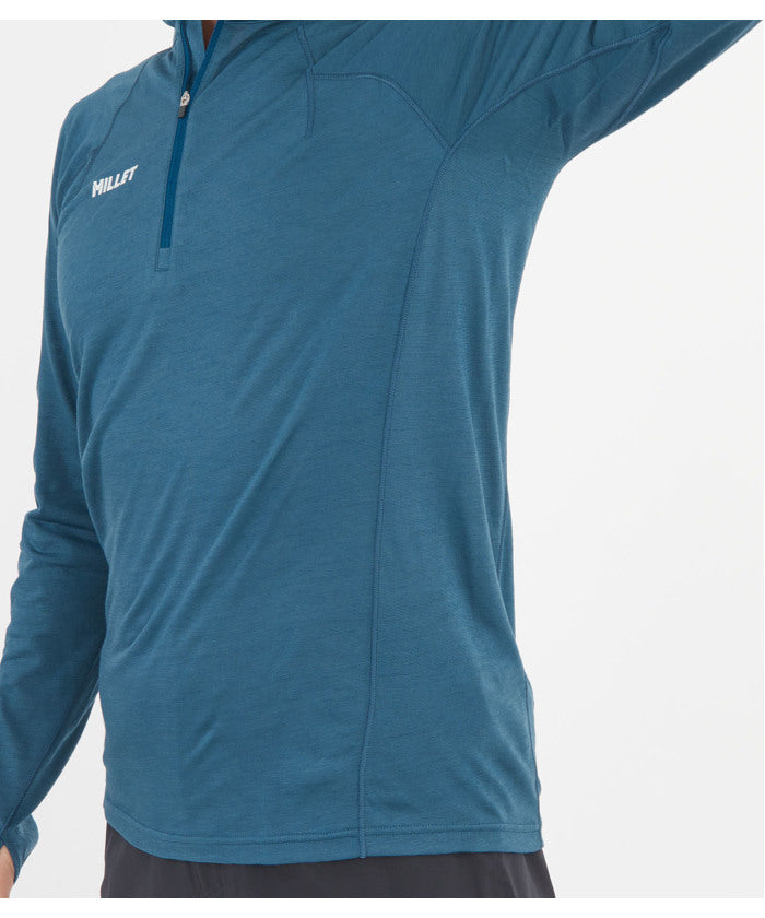 ミレー MILLET ミレー MILLET アウトドア UBIC WOOL ZIP LS M MIV03183 （N8612 INDIAN） N8612 INDIAN