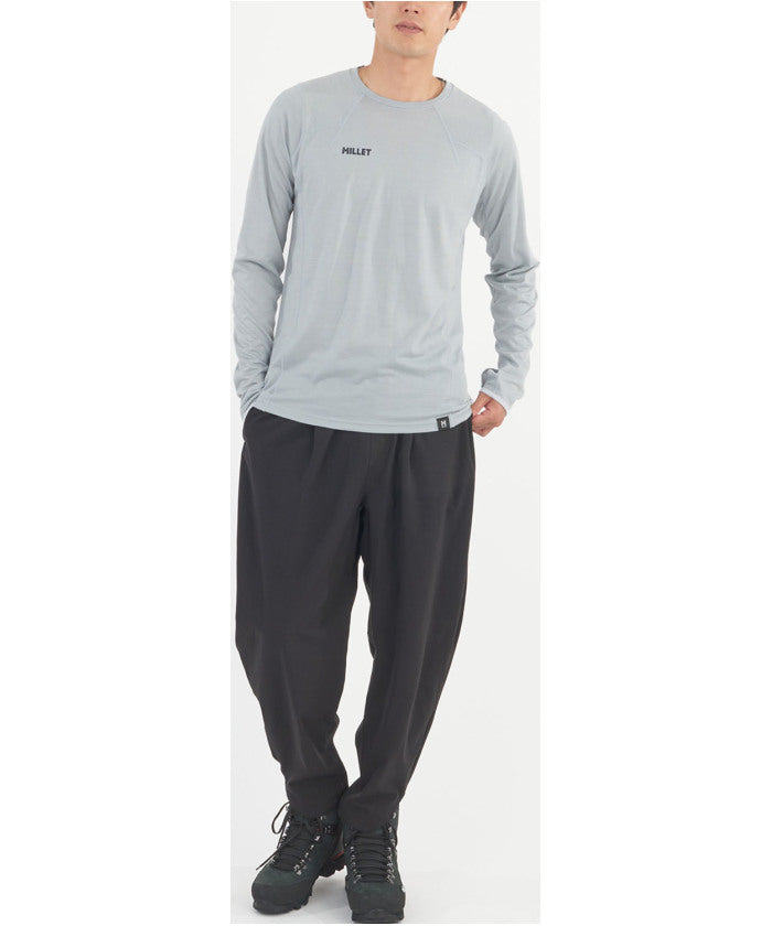 ミレー MILLET ミレー MILLET アウトドア UBIC WOOL CREW LS M MIV03184 （N3721 CASTELROCK） N3721 CASTELROCK