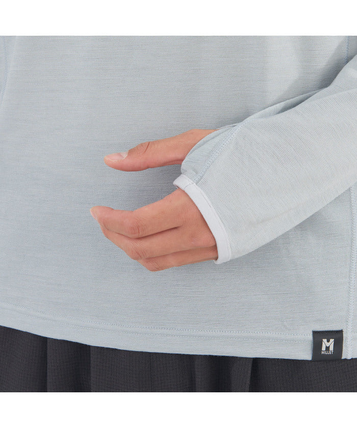 ミレー MILLET ミレー MILLET アウトドア UBIC WOOL CREW LS M MIV03184 （N3721 CASTELROCK） N3721 CASTELROCK
