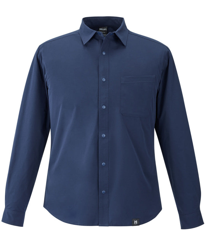 ミレー MILLET ミレー MILLET アウトドア IB SOLID SHIRT LS M MIV03193 （N0247 BLACK-NOIR） N0247 BLACK-NOIR