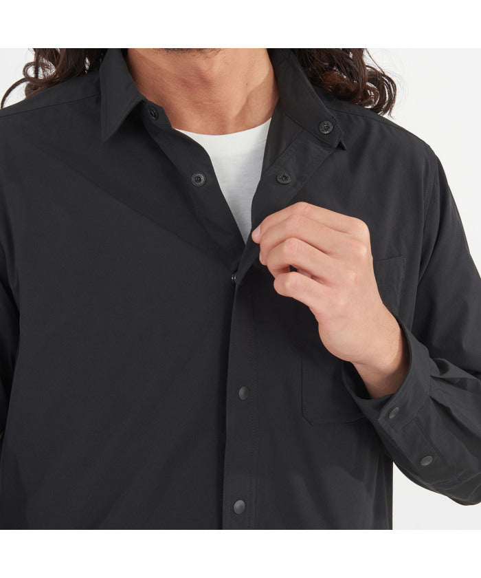 ミレー MILLET ミレー MILLET アウトドア IB SOLID SHIRT LS M MIV03193 （N0247 BLACK-NOIR） N0247 BLACK-NOIR