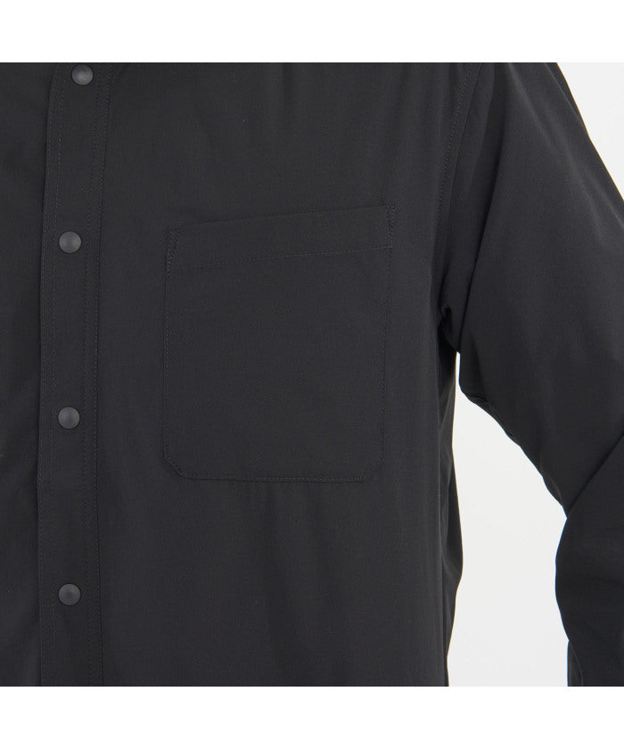 ミレー MILLET ミレー MILLET アウトドア IB SOLID SHIRT LS M MIV03193 （N0247 BLACK-NOIR） N0247 BLACK-NOIR