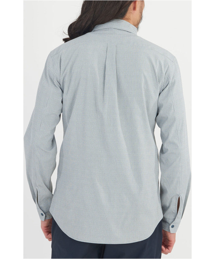 ミレー MILLET ミレー MILLET アウトドア IB CHECK SHIRT LS M MIV03194 （N0247 BLACK-NOIR） N0247 BLACK-NOIR