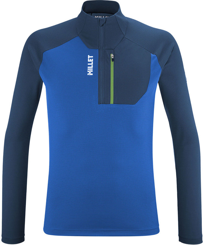 ミレー MILLET ミレー MILLET アウトドア KAMET TS ZIP LS M MIV10454 （N3177 ICONBLUE/DARKDENIM） N3177 ICONBLUE/DARKDENIM