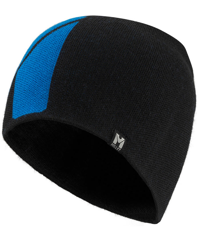 ミレー MILLET MILLET ミレー アウトドア ロゴビーニー LOGO BEANIE メンズ 帽子 キャップ 寒さ対策  （NOIR/TARMAC） NOIR/TARMAC