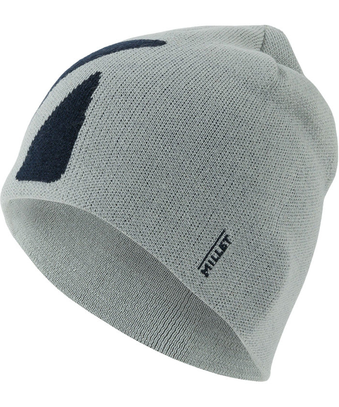ミレー MILLET MILLET ミレー アウトドア ロゴビーニー LOGO BEANIE メンズ 帽子 キャップ 寒さ対策  （NOIR/TARMAC） NOIR/TARMAC