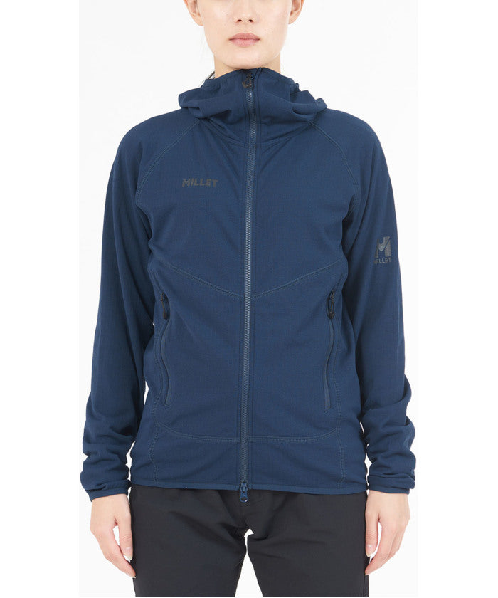 ミレー MILLET MILLET ミレー アウトドア DRY GRID HOODIE W MIV02046 （SAPHIR） SAPHIR