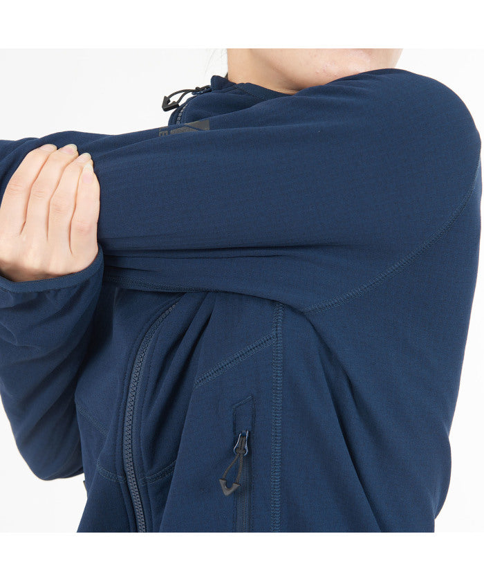 ミレー MILLET MILLET ミレー アウトドア DRY GRID HOODIE W MIV02046 （SAPHIR） SAPHIR