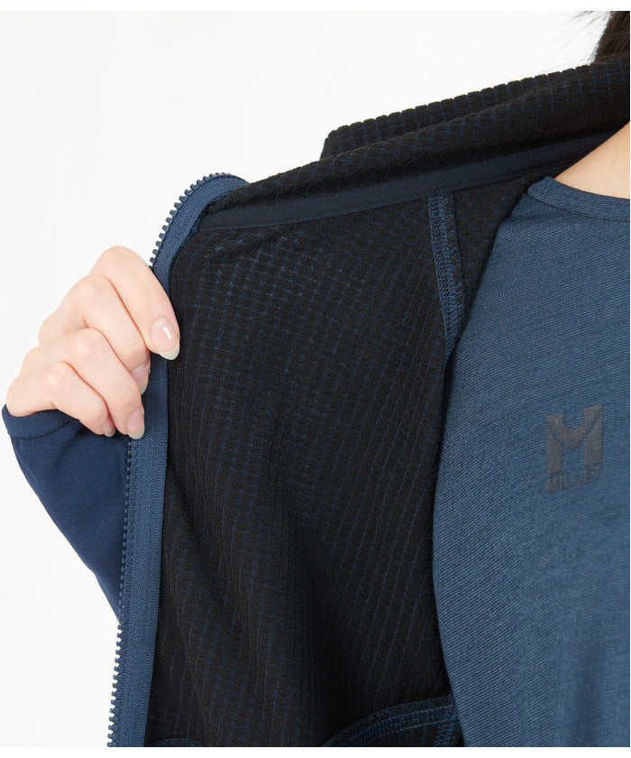ミレー MILLET MILLET ミレー アウトドア DRY GRID HOODIE W MIV02046 （SAPHIR） SAPHIR