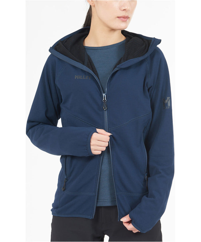 ミレー MILLET MILLET ミレー アウトドア DRY GRID HOODIE W MIV02046 （SAPHIR） SAPHIR