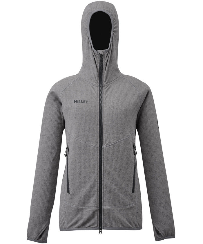 ミレー MILLET MILLET ミレー アウトドア DRY GRID HOODIE W MIV02046 （SMOKED PEARL） SMOKED PEARL