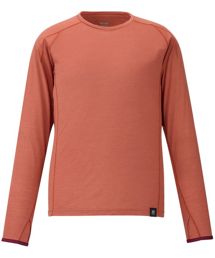 ミレー MILLET ミレー MILLET アウトドア UBIC WOOL CREW LS W MIV03216 （N7372 SILVER） N7372 SILVER